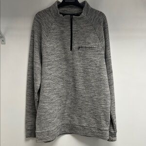 Marc Anthony Charcoal Zip-Up Men's Sweater